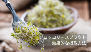 ブロッコリースプラウト効果的な摂取方法は？