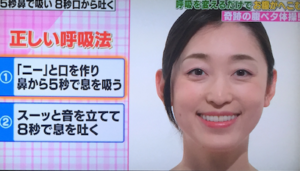 腹ペタ体操の基本的な呼吸法