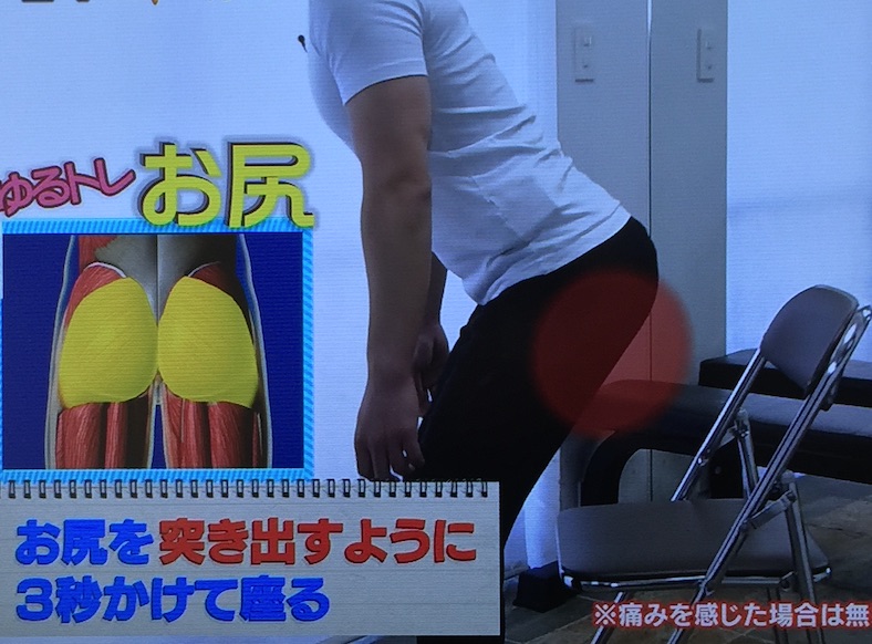 お尻のゆるトレのやり方